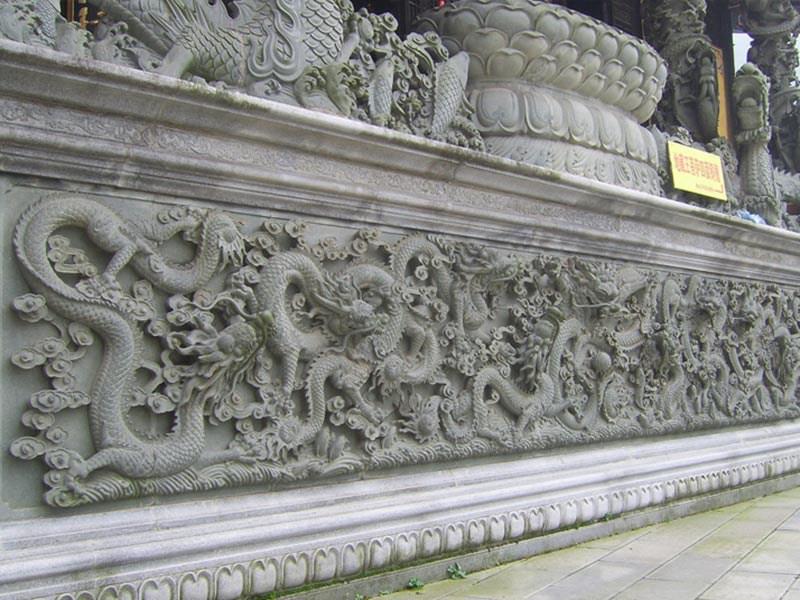 寺廟石雕九龍壁[編號223]