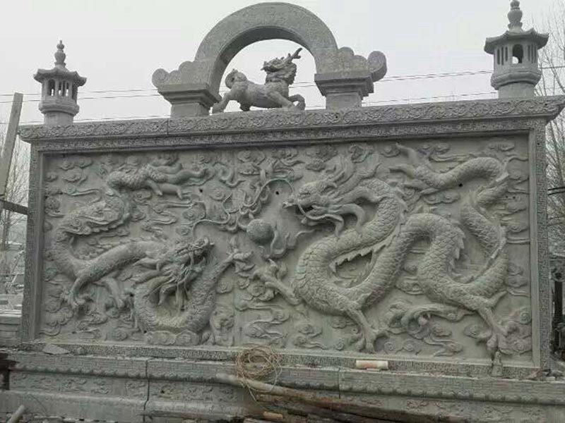 待出售石雕九龍壁[編號221]
