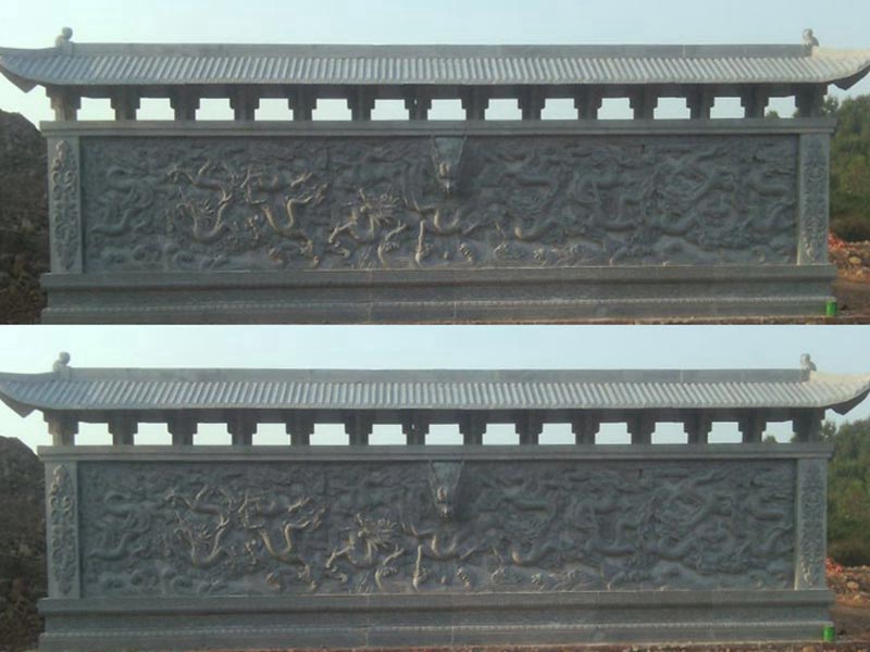 仿古石雕九龍壁[編號220]
