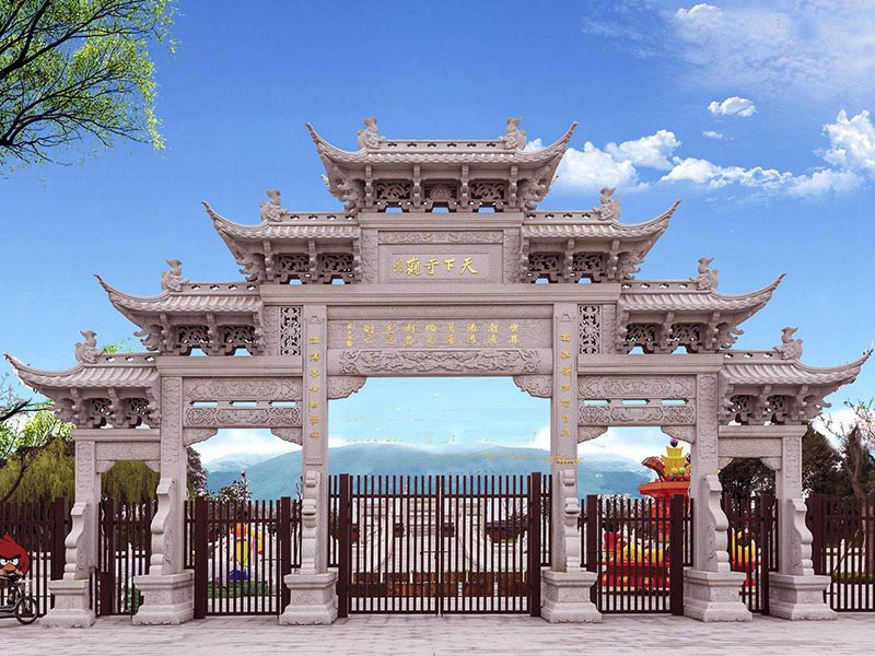 景區(qū)五門石牌坊大門價(jià)格（編號455）