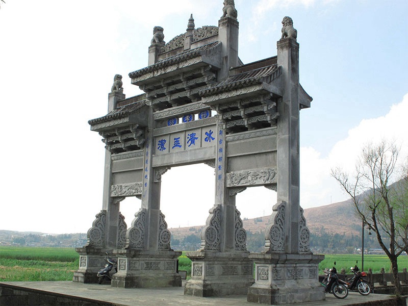 家祠石牌坊設(shè)計(jì)