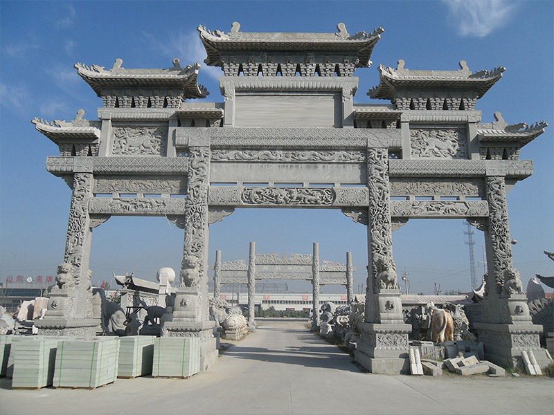 農(nóng)村石牌坊