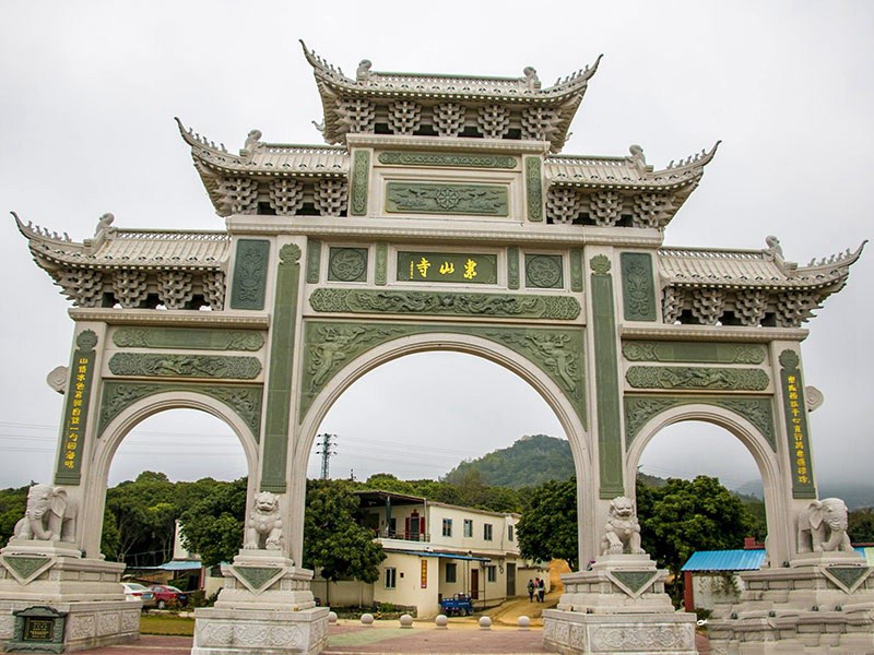 寺廟花崗巖石牌坊山門（編號005）