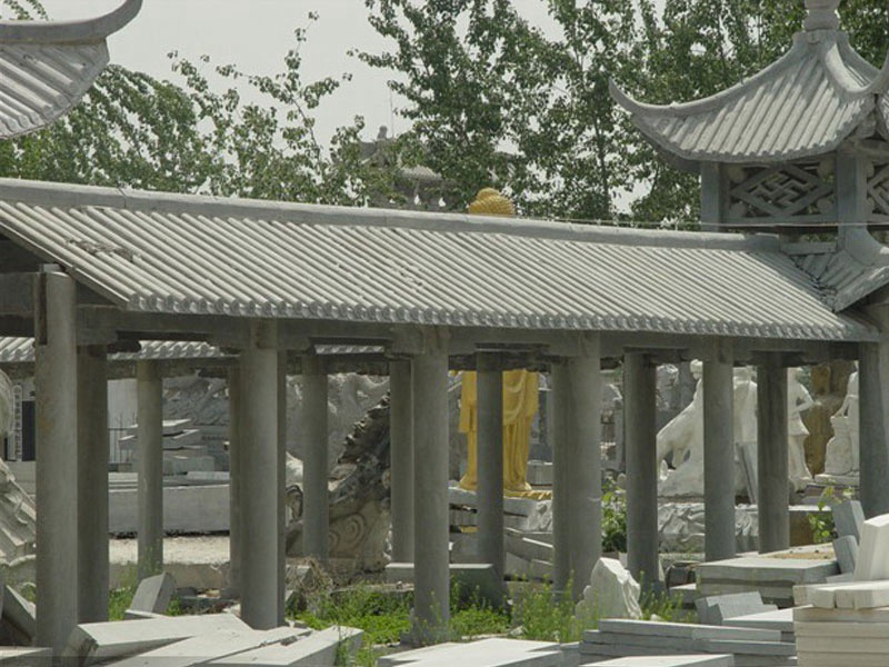 簡易大理石石雕長廊