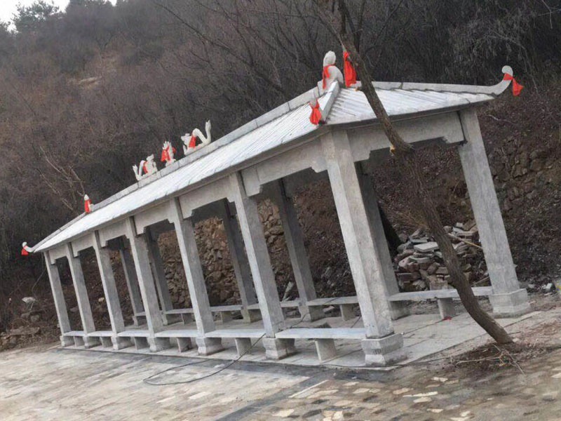 龍雕石雕長廊