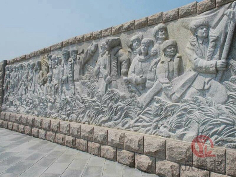 廣場(chǎng)浮雕壁畫